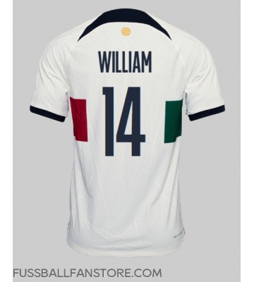 Portugal William Carvalho #14 Replik Auswärtstrikot WM 2022 Kurzarm
